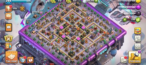 Mã 333 Hall 17 Level 244 Tướng 92/100/73/75/50