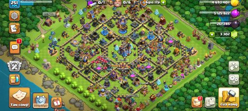 Mã 2010 Hall 18 Level 251 Tướng 100/100/81/78/54/05 Nhiều Sự kiện và cây 3 lá