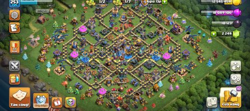 Mã 2041📲TH 𝟏𝟖 level 𝟐𝟓𝟑,Tướng 100/105/80/80/55/09🍻